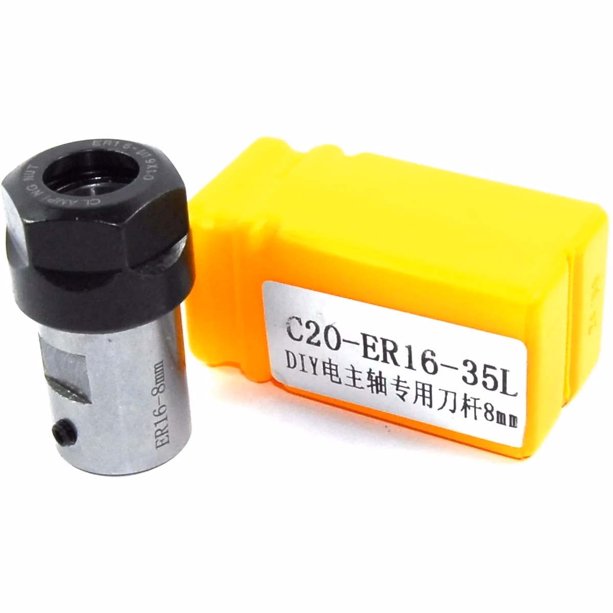 C20-ER16A-35L ER16 Collet Chuck Holder 8mm Bore